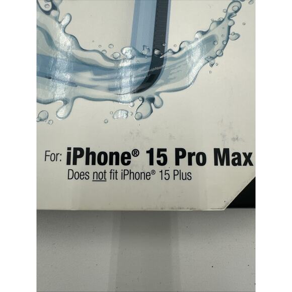 Body Glove Tidal Waterproof with MagSafe Case iPhone 15 Pro Max Blue Clear - Picture 2 of 6